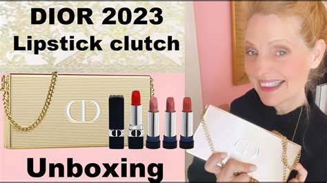 dior lipstick clutch 2023|christian dior lipstick set bag.